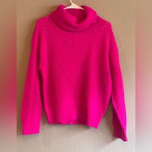 Vici pink turtle neck sweater